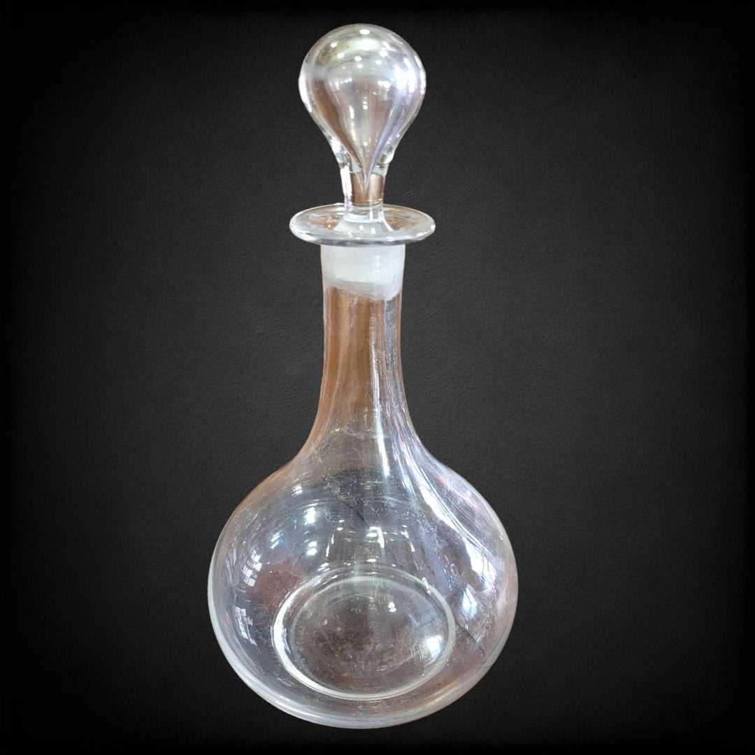 Tarro de farmacia de cristal soplado antiguo d - Cositas Antiguas – La Guadaña, Anticuarios Online en Jerez , vender antigüedades, muebles antiguos