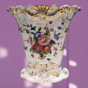 Jarrón Antiguo Old Paris Pintado a Mano - Cositas Antiguas – La Guadaña, Anticuarios Online en Jerez , vender antigüedades, muebles antiguos