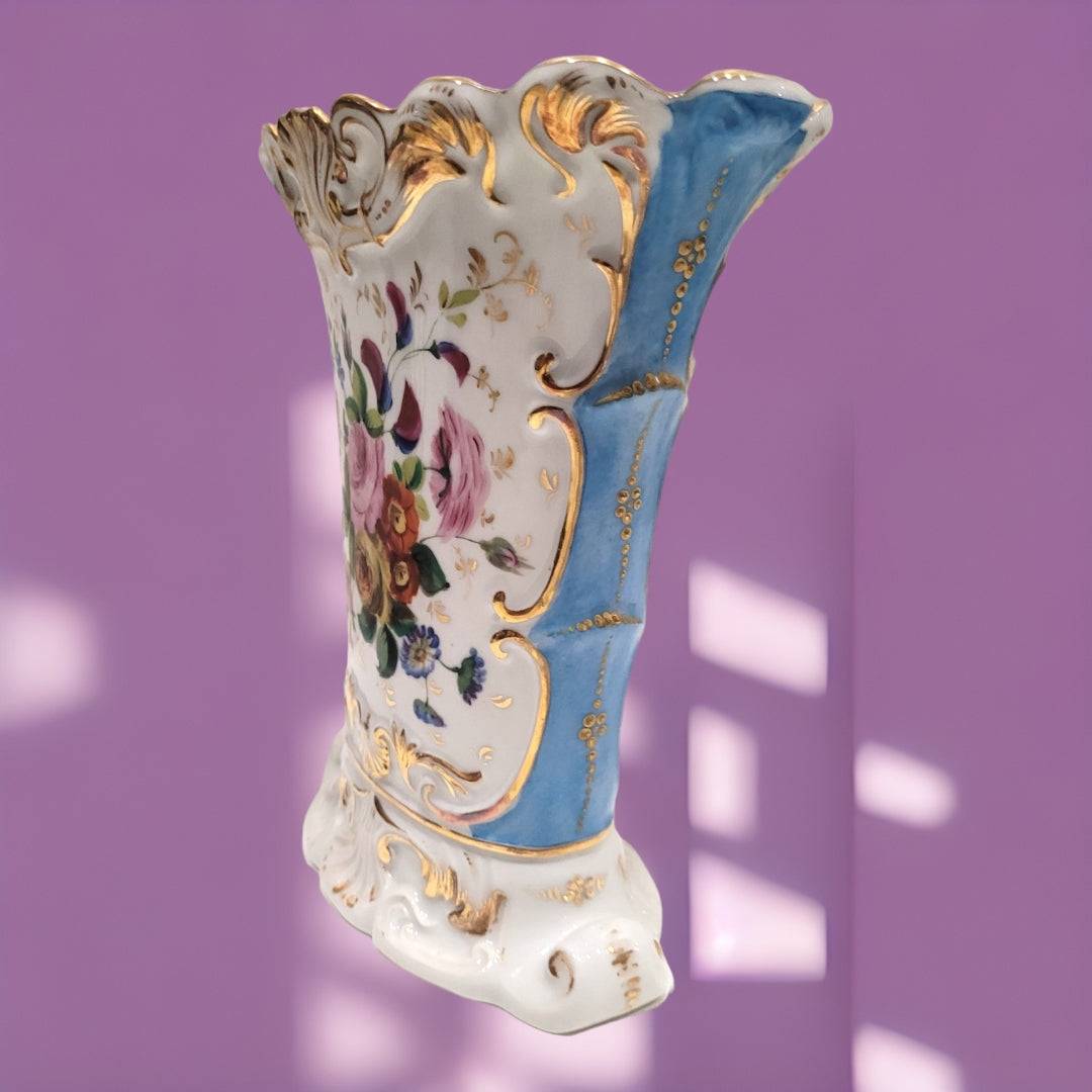 Jarrón Antiguo Old Paris Pintado a Mano - Cositas Antiguas – La Guadaña, Anticuarios Online en Jerez , vender antigüedades, muebles antiguos