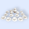 Juego de Café San Claudio en Porcelana Española, Elegancia y Estilo - Cositas Antiguas – La Guadaña, Anticuarios Online en Jerez , vender antigüedades, muebles antiguos