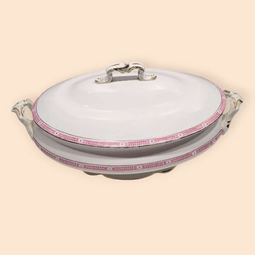 Fuente de porcelana antigua de calidad excepcional para decoración. - Cositas Antiguas – La Guadaña, Anticuarios Online en Jerez , vender antigüedades, muebles antiguos