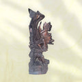 Estatua Nepali de Bhairava en madera – Artesanía tradicional - Cositas Antiguas – La Guadaña, Anticuarios Online en Jerez , vender antigüedades, muebles antiguos