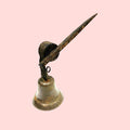 Campanilla de Bronce y Hierro Forjado - Estilo Clásico - Cositas Antiguas – La Guadaña, Anticuarios Online en Jerez , vender antigüedades, muebles antiguos