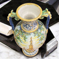 Ánfora de Cerámica de Talavera Esmaltada - Cositas Antiguas – La Guadaña, Anticuarios Online en Jerez , vender antigüedades, muebles antiguos