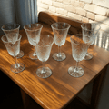 Copas de Cristal de Bohemia talladas - Elegancia y Tradición - Cositas Antiguas – La Guadaña, Anticuarios Online en Jerez , vender antigüedades, muebles antiguos