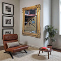 Espejo romántico antiguo con marco de pan de oro original - Cositas Antiguas – La Guadaña, Anticuarios Online en Jerez , vender antigüedades, muebles antiguos