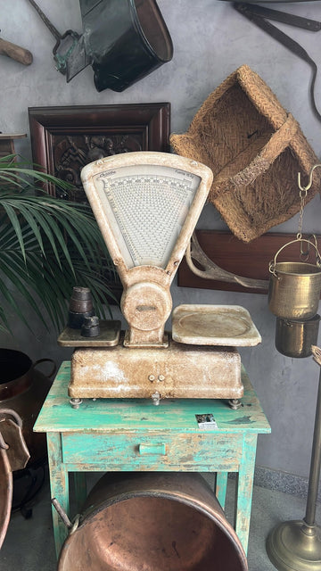 Bascula de Comercio - Medicion, Precisa - Cositas Antiguas – La Guadaña, Anticuarios Online en Jerez , vender antigüedades, muebles antiguos