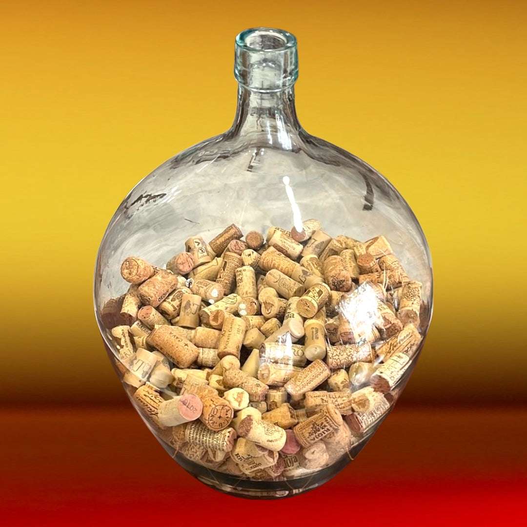 DamaJuana Antigua Cristal, Decorativa y Única - Cositas Antiguas – La Guadaña, Anticuarios Online en Jerez , vender antigüedades, muebles antiguos
