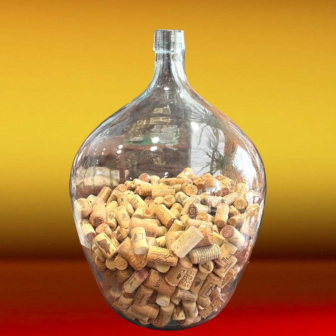 DamaJuana Antigua Cristal, Decorativa y Única - Cositas Antiguas – La Guadaña, Anticuarios Online en Jerez , vender antigüedades, muebles antiguos