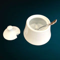 Azucarero en porcelana blanca de calidad excelente - Cositas Antiguas – La Guadaña, Anticuarios Online en Jerez , vender antigüedades, muebles antiguos