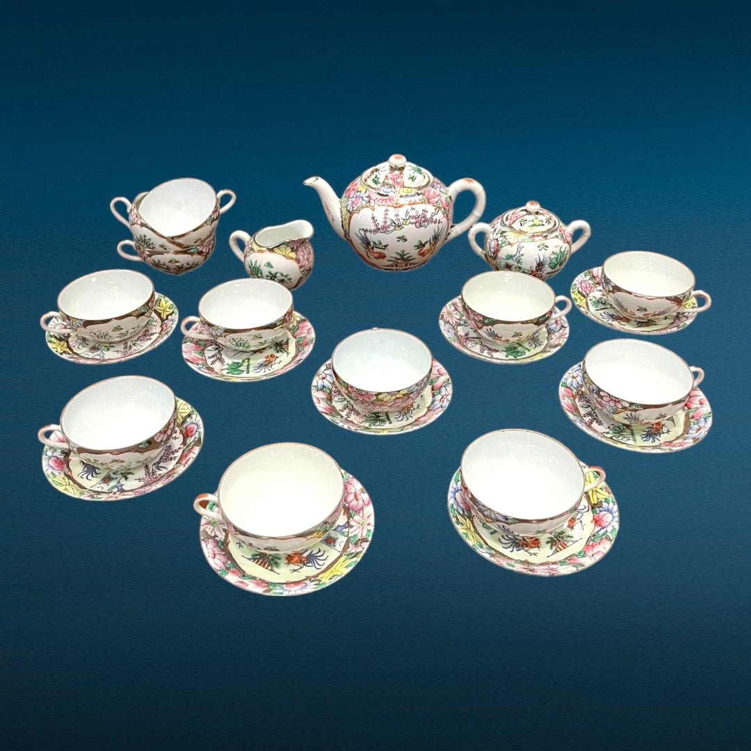 Juego de Té Macao - Cositas Antiguas – La Guadaña, Anticuarios Online en Jerez , vender antigüedades, muebles antiguos