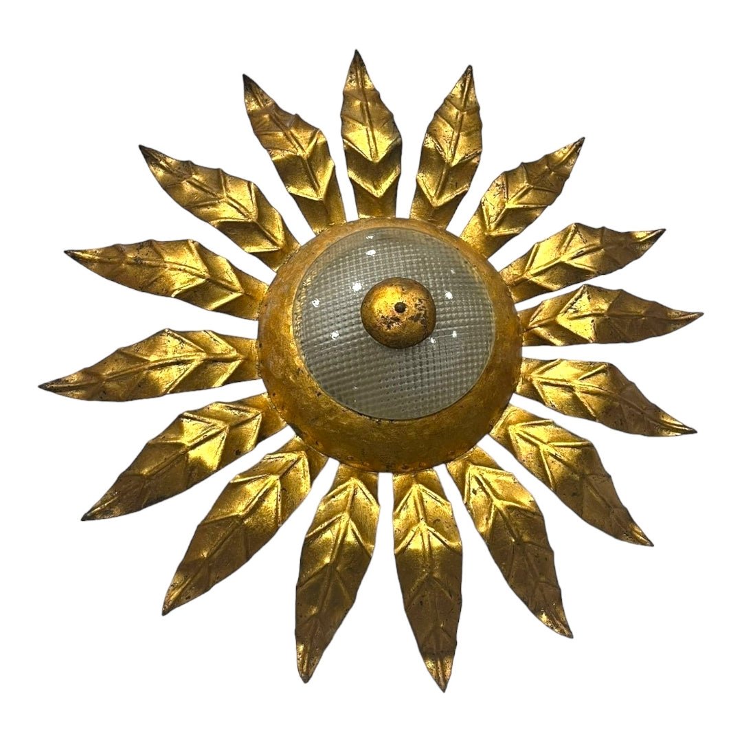 Lampara Hojas Años 50: Elegancia Retro para Iluminar - Cositas Antiguas – La Guadaña, Anticuarios Online en Jerez , vender antigüedades, muebles antiguos