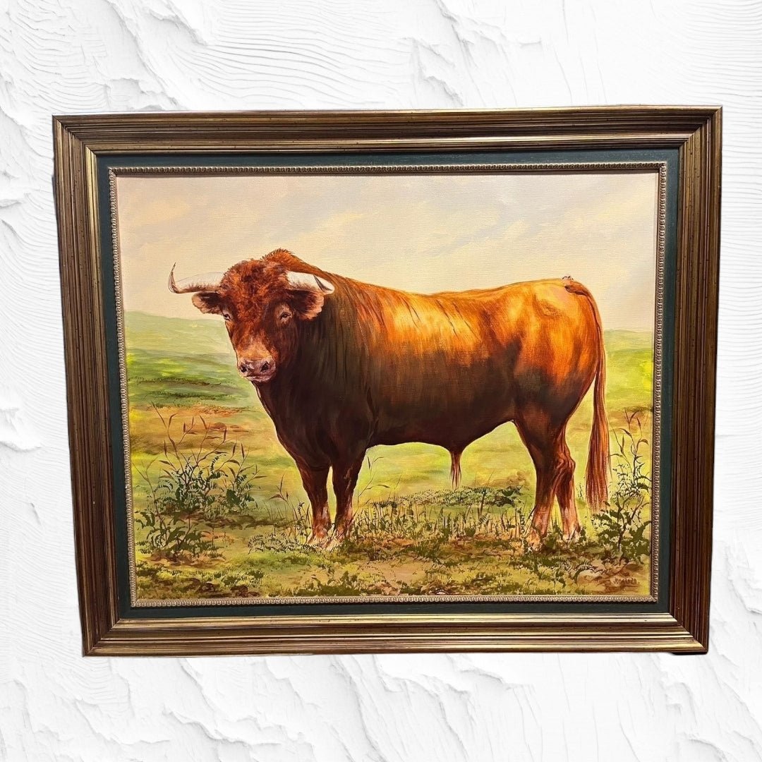 Oleo Taurino - Arte Taurino | Cuadro - Cositas Antiguas – La Guadaña, Anticuarios Online en Jerez , vender antigüedades, muebles antiguos