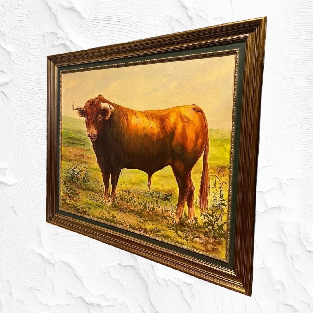 Oleo Taurino - Arte Taurino | Cuadro - Cositas Antiguas – La Guadaña, Anticuarios Online en Jerez , vender antigüedades, muebles antiguos