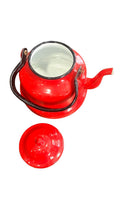 Cafetera Antigua Roja – Elegante Decoración de Cocina - Cositas Antiguas – La Guadaña, Anticuarios Online en Jerez , vender antigüedades, muebles antiguos