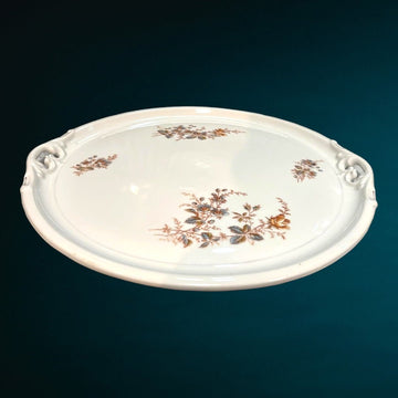 Bandeja Redonda Inglesa - Elegancia - Cositas Antiguas – La Guadaña, Anticuarios Online en Jerez , vender antigüedades, muebles antiguos