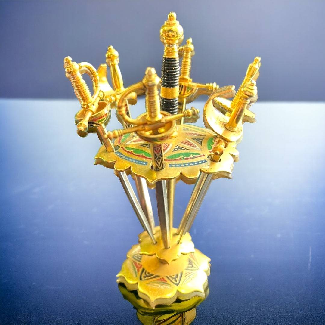 Palillero de Lujo – Real Fábrica de Toledo - Cositas Antiguas – La Guadaña, Anticuarios Online en Jerez , vender antigüedades, muebles antiguos