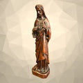 Sagrado Corazón - Talla en madera Jesus - Cositas Antiguas – La Guadaña, Anticuarios Online en Jerez , vender antigüedades, muebles antiguos