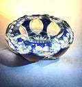Cenicero Cristal Bohemia Bicolor - Cositas Antiguas – La Guadaña, Anticuarios Online en Jerez , vender antigüedades, muebles antiguos
