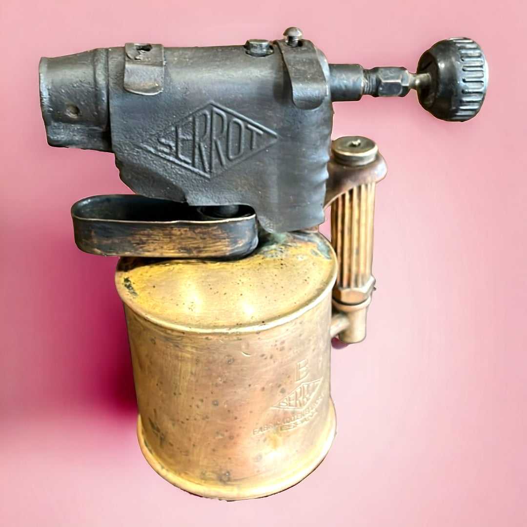 Soplete de Fontanero de Metal – Ideal para Decoración - Cositas Antiguas – La Guadaña, Anticuarios Online en Jerez , vender antigüedades, muebles antiguos