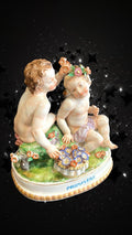 Pareja de Amorcillos Primavera - Cositas Antiguas – La Guadaña, Anticuarios Online en Jerez , vender antigüedades, muebles antiguos