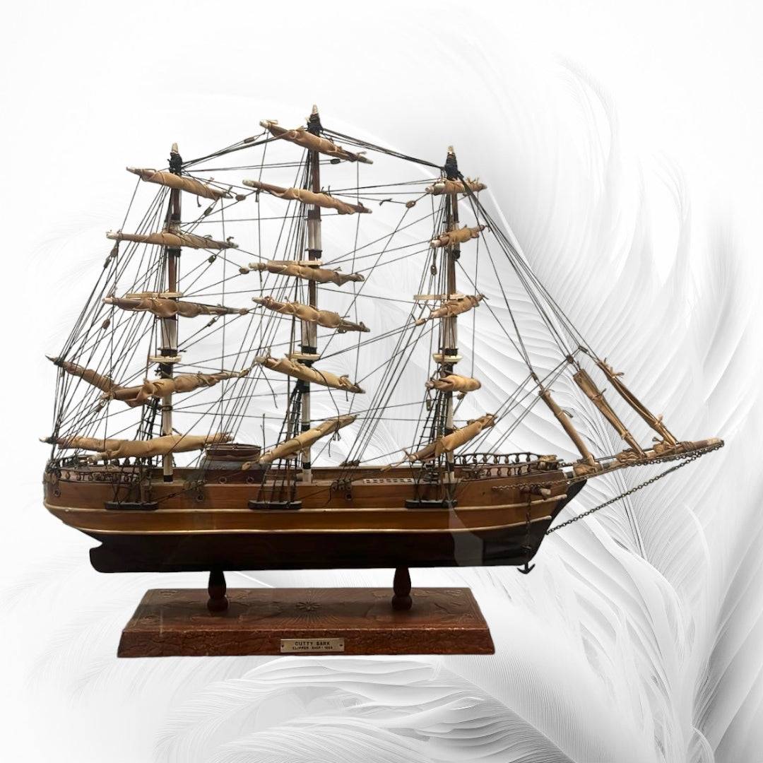 Maqueta del Cutty Sark - Barco Velero Antiguo - Cositas Antiguas – La Guadaña, Anticuarios Online en Jerez , vender antigüedades, muebles antiguos