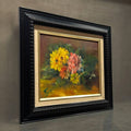 Óleo Original sobre Lienzo de Flores Firmado por M. Puerto - Cositas Antiguas – La Guadaña, Anticuarios Online en Jerez , vender antigüedades, muebles antiguos