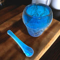 Mortero de Cristal de Murano en Tonos Azules - Cositas Antiguas – La Guadaña, Anticuarios Online en Jerez , vender antigüedades, muebles antiguos