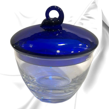 Bombonera de Cristal Azul Cobalto - Cositas Antiguas – La Guadaña, Anticuarios Online en Jerez , vender antigüedades, muebles antiguos