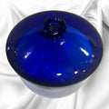 Bombonera de Cristal Azul Cobalto - Cositas Antiguas – La Guadaña, Anticuarios Online en Jerez , vender antigüedades, muebles antiguos