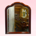 Espejo de consola en caoba con cristal biselado - Cositas Antiguas – La Guadaña, Anticuarios Online en Jerez , vender antigüedades, muebles antiguos