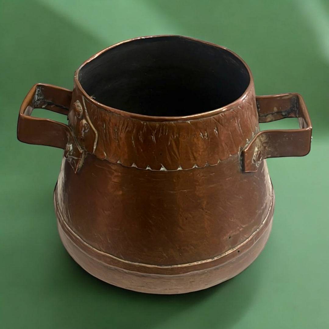 Antiguo Cocedero de Cobre: Elegancia Rústica para Decoración - Cositas Antiguas – La Guadaña, Anticuarios Online en Jerez , vender antigüedades, muebles antiguos