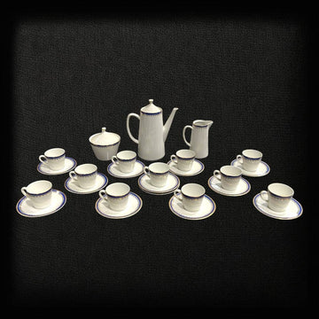 Juego de Cafe Epiag de Porcelana Fina: Elegancia Azul - Cositas Antiguas – La Guadaña, Anticuarios Online en Jerez , vender antigüedades, muebles antiguos
