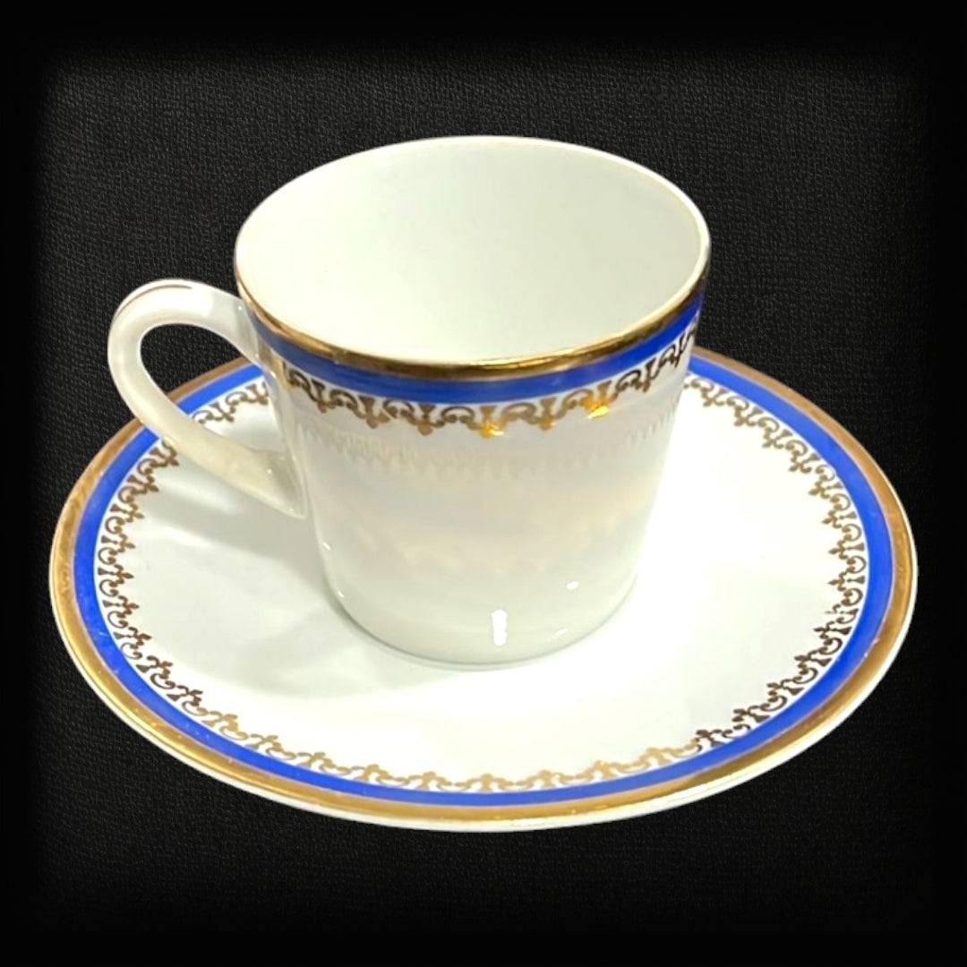 Juego de Cafe Epiag de Porcelana Fina: Elegancia Azul - Cositas Antiguas – La Guadaña, Anticuarios Online en Jerez , vender antigüedades, muebles antiguos
