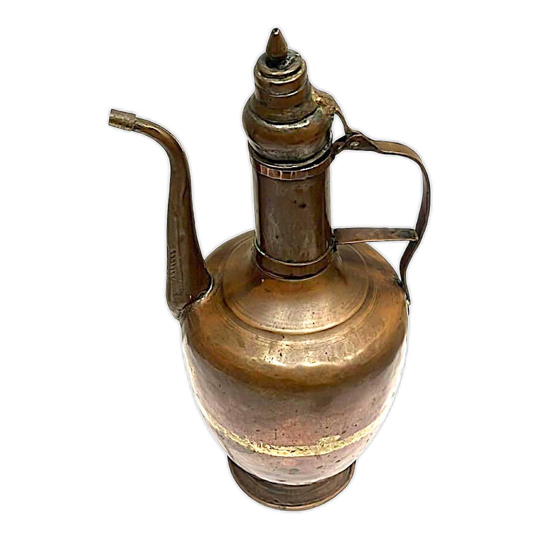 Tetera de cobre antigua: elegancia y estilo único decorativo - Cositas Antiguas – La Guadaña, Anticuarios Online en Jerez , vender antigüedades, muebles antiguos