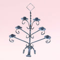 Candelabro antiguo de forja de 6 brazos, auténtico - Cositas Antiguas – La Guadaña, Anticuarios Online en Jerez , vender antigüedades, muebles antiguos