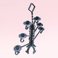 Candelabro antiguo de forja de 6 brazos, auténtico - Cositas Antiguas – La Guadaña, Anticuarios Online en Jerez , vender antigüedades, muebles antiguos