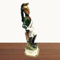 Dragón militar francés de porcelana, multicolor y dorado - Cositas Antiguas – La Guadaña, Anticuarios Online en Jerez , vender antigüedades, muebles antiguos