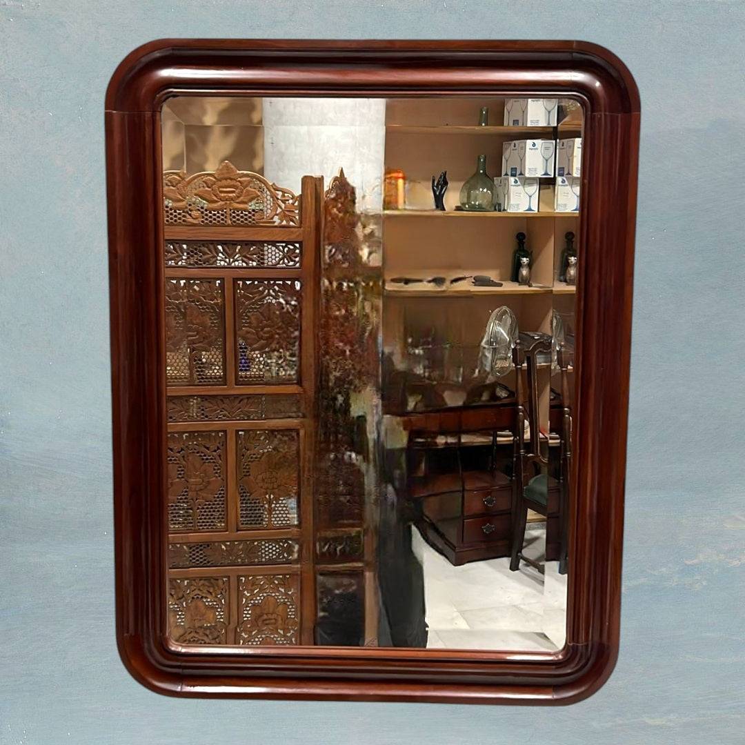 Espejo de caoba exclusivo – Diseño clásico y elegante - Cositas Antiguas – La Guadaña, Anticuarios Online en Jerez , vender antigüedades, muebles antiguos
