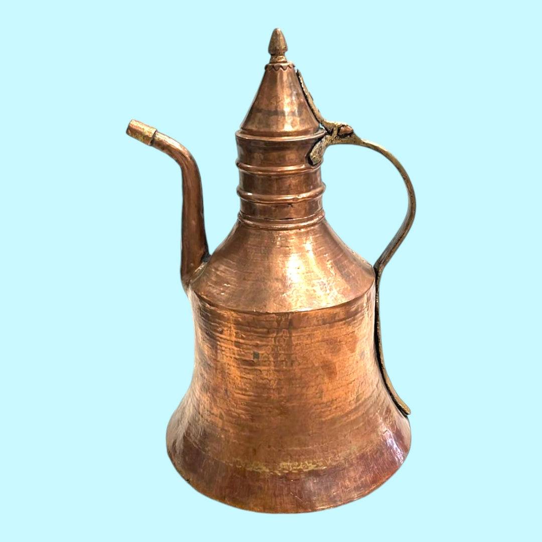 Cafetera/tetera turca |Cobre con caño de cisne, única - Cositas Antiguas – La Guadaña, Anticuarios Online en Jerez , vender antigüedades, muebles antiguos