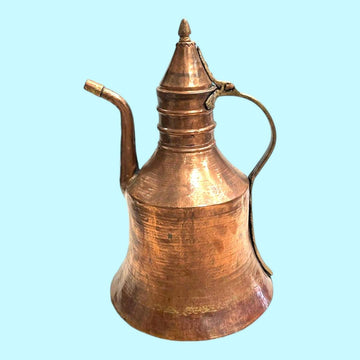 Cafetera/tetera turca |Cobre con caño de cisne, única - Cositas Antiguas – La Guadaña, Anticuarios Online en Jerez , vender antigüedades, muebles antiguos