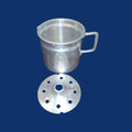 Lechera de aluminio con tapa perforada y asa resistente - Cositas Antiguas – La Guadaña, Anticuarios Online en Jerez , vender antigüedades, muebles antiguos