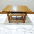 Mesa de madera con cajón oculto y diseño elegante - Cositas Antiguas – La Guadaña, Anticuarios Online en Jerez , vender antigüedades, muebles antiguos