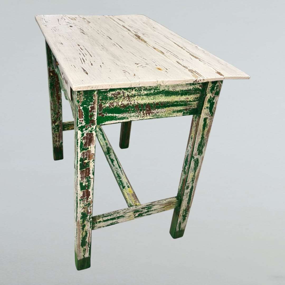 Mesa tocinera antigua de madera con cajón – pieza rústica - Cositas Antiguas – La Guadaña, Anticuarios Online en Jerez , vender antigüedades, muebles antiguos