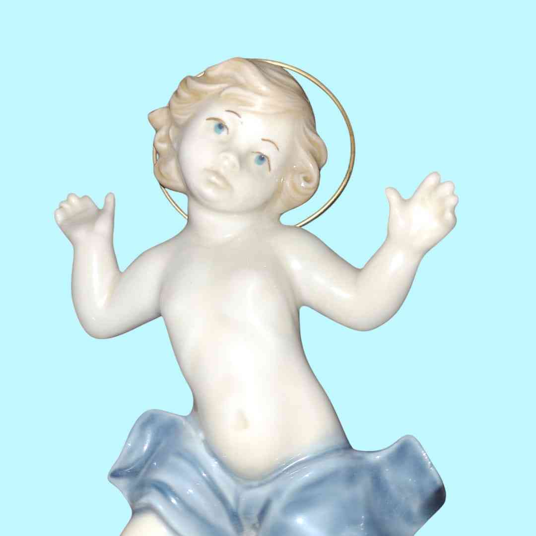 Niño Jesus de porcelana MIRETE - Edición limitada - Cositas Antiguas – La Guadaña, Anticuarios Online en Jerez , vender antigüedades, muebles antiguos