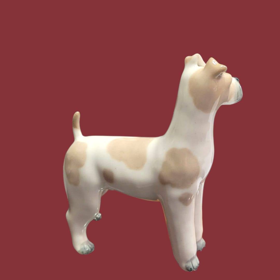 Perro de porcelana Lladró, figura decorativa única - Cositas Antiguas – La Guadaña, Anticuarios Online en Jerez , vender antigüedades, muebles antiguos