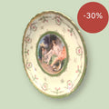 Plato de porcelana francesa Boucher con pintura renacentista - Cositas Antiguas – La Guadaña, Anticuarios Online en Jerez , vender antigüedades, muebles antiguos