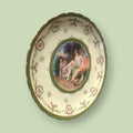 Plato de porcelana francesa Boucher con pintura renacentista - Cositas Antiguas – La Guadaña, Anticuarios Online en Jerez , vender antigüedades, muebles antiguos