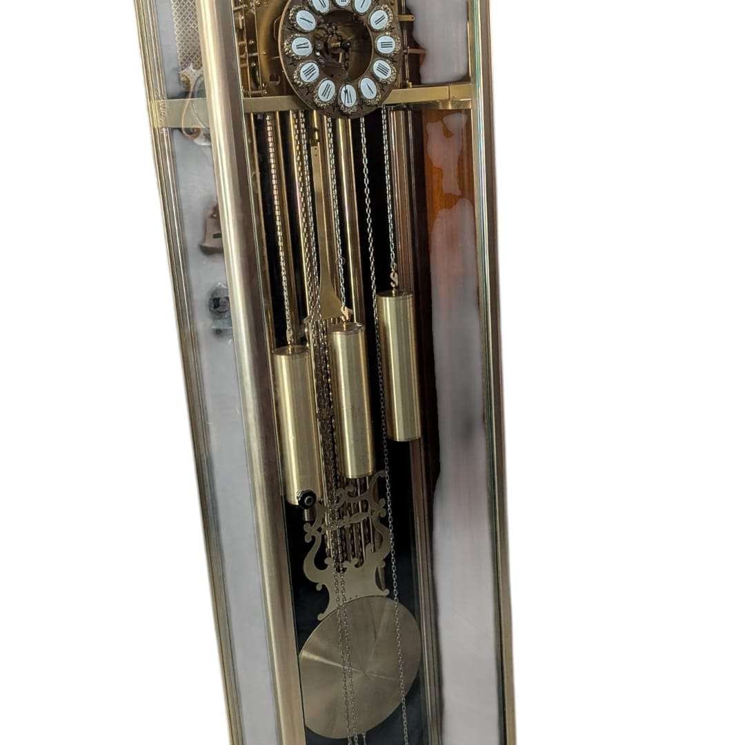 Reloj esqueleto 1965 acristalado con carillón de tubos - Cositas Antiguas – La Guadaña, Anticuarios Online en Jerez , vender antigüedades, muebles antiguos
