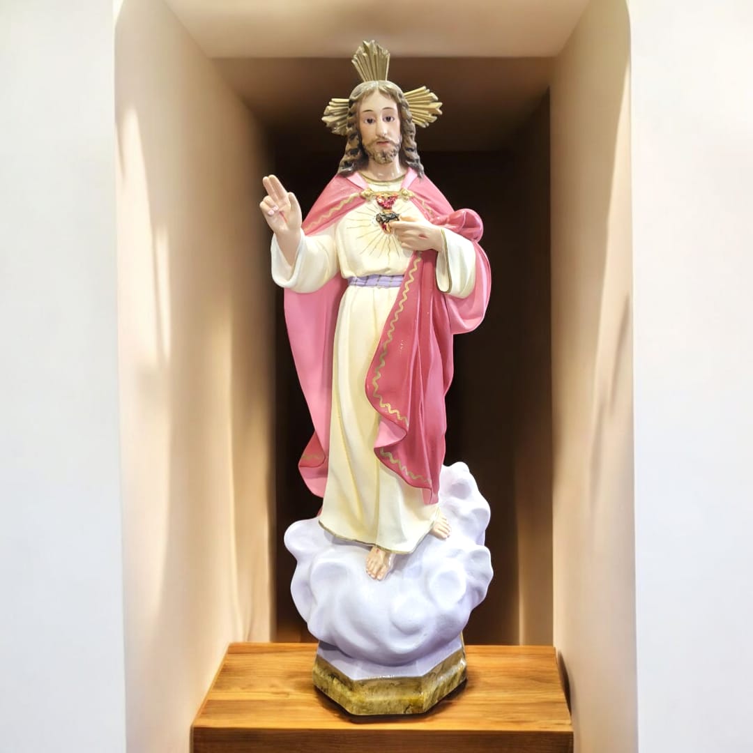 Sagrado Corazón de Jesús en posición de bendecir - Cositas Antiguas – La Guadaña, Anticuarios Online en Jerez , vender antigüedades, muebles antiguos